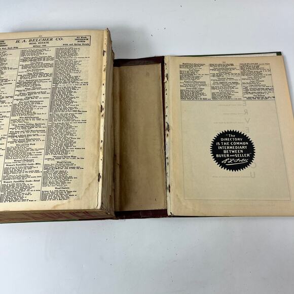 1934 Los Angeles CA City Directory POOR Ancestry Genealogy Antique Vtg Reference - Picture 14 of 15